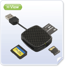 Mini 4-in-1 Card Reader